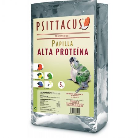 Papa Alta Proteína Psittacus 5Kg